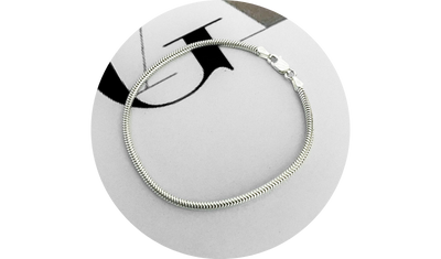 pulseira rabo de rato 2 4mm prata