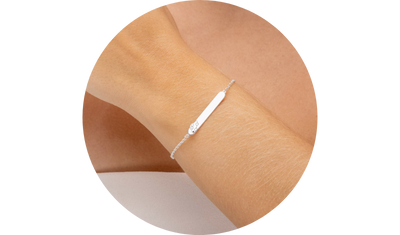 pulseira chapinha infantil carrinho prata 925