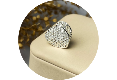 berloque espacador 3d coracao mae